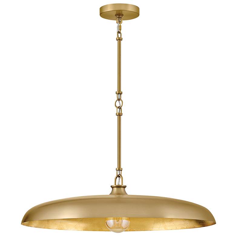 Image 2 Hinkley Interior Sadie Medium Dome Chandelier 24" Lacquered Brass more views