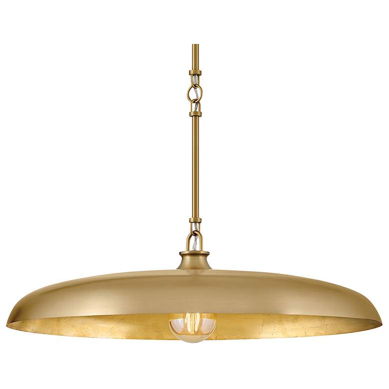 Image 3 Hinkley Interior Sadie Medium Dome Chandelier 24" Lacquered Brass more views