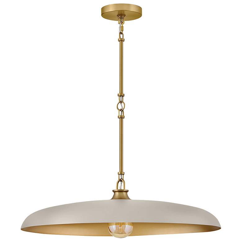 Image 2 Hinkley Interior Sadie Medium Dome Chandelier 24" Lacquered Brass more views