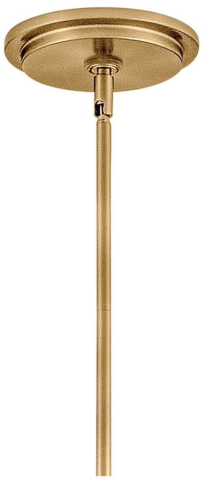 Image 5 Hinkley Interior Sanibel Large Convertible Pendant 16" Lacquered Brass more views