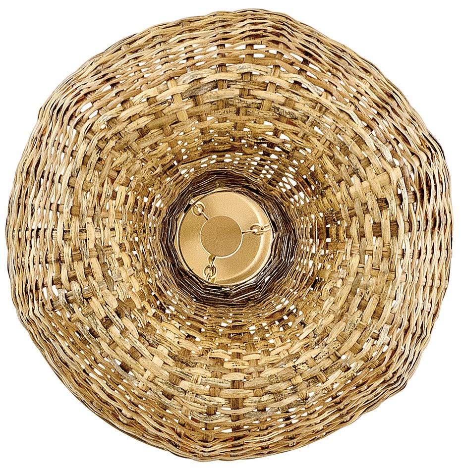 Image 6 Hinkley Interior Sanibel Large Convertible Pendant 16" Lacquered Brass more views