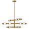 Hinkley Interior Saxon Large Chandelier 36" Lacquered Brass