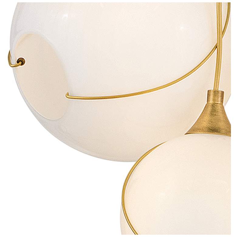 Image 3 Hinkley Interior Skye Large Three Light Pendant 18.25" Heritage Brass more views