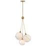 7_Hinkley Interior Skye Large Three Light Pendant 18.25" Heritage Brass more views