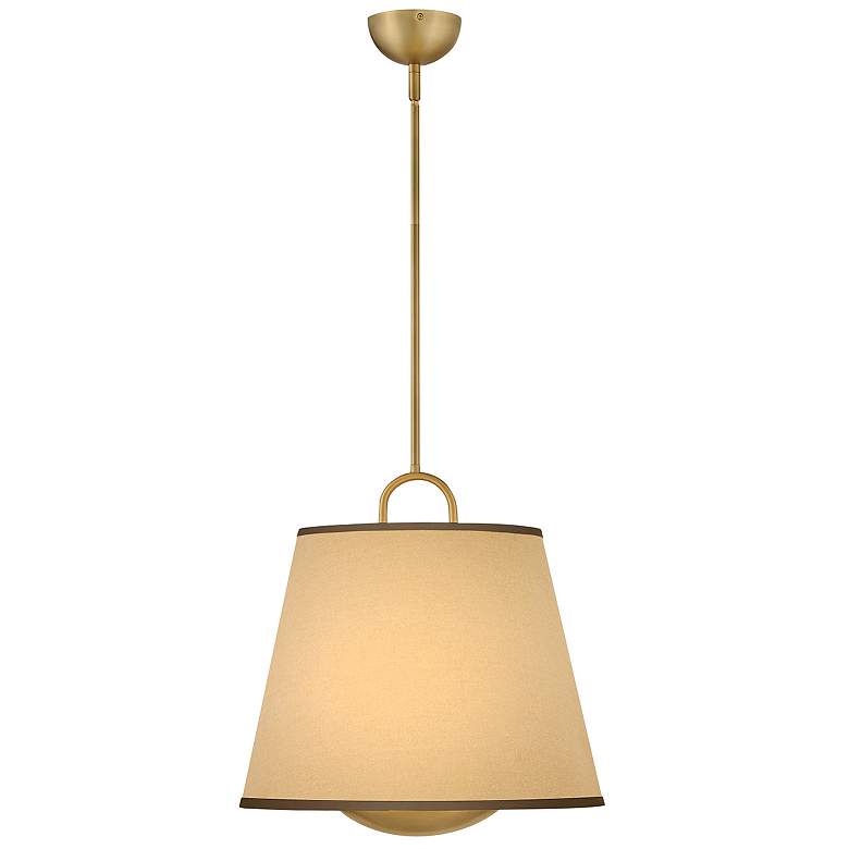 Image 1 Hinkley Interior Sonia Large Pendant 18" Lacquered Brass
