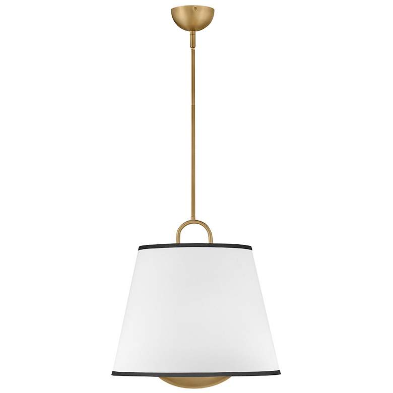 Image 2 Hinkley Interior Sonia Large Pendant 18" Lacquered Brass more views
