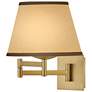 1_Hinkley Interior Sonia Medium Task Light Sconce 11" Lacquered Brass
