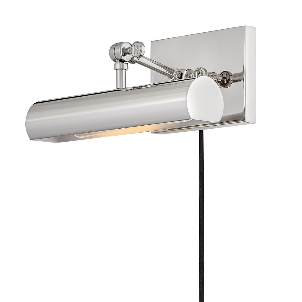 Image 2 Hinkley Interior Stokes Small Adjustable Accent Light 12" Polished Nickel more views