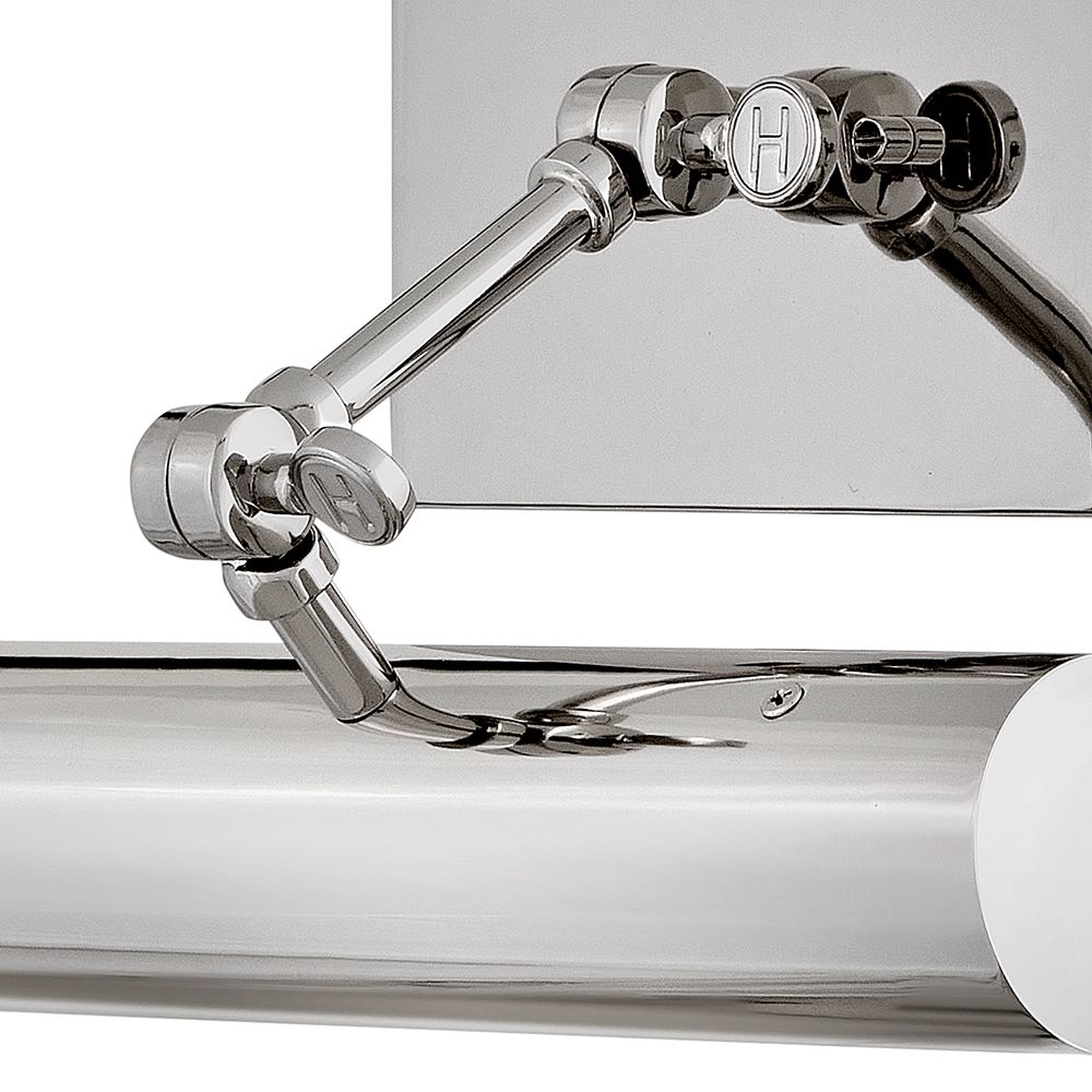 Image 5 Hinkley Interior Stokes Small Adjustable Accent Light 12" Polished Nickel more views