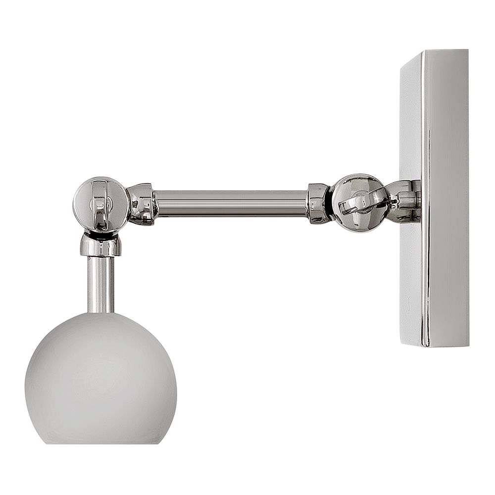 Image 6 Hinkley Interior Stokes Small Adjustable Accent Light 12" Polished Nickel more views