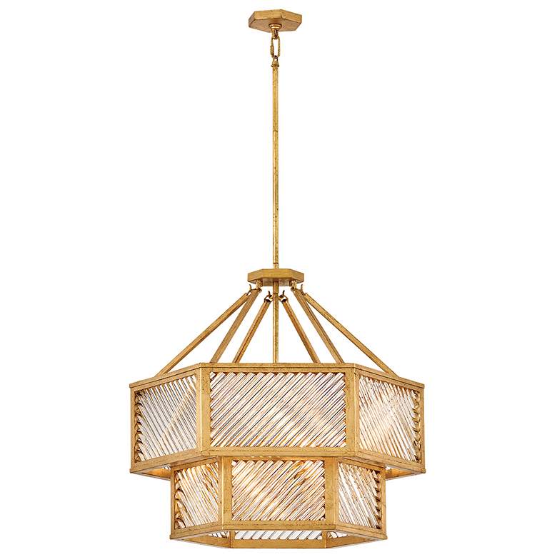 Image 2 Hinkley Interior Sura Medium Convertible Chandelier 26" Distressed Bra more views