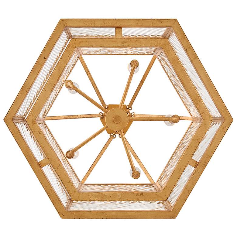 Image 6 Hinkley Interior Sura Medium Convertible Chandelier 26" Distressed Bra more views