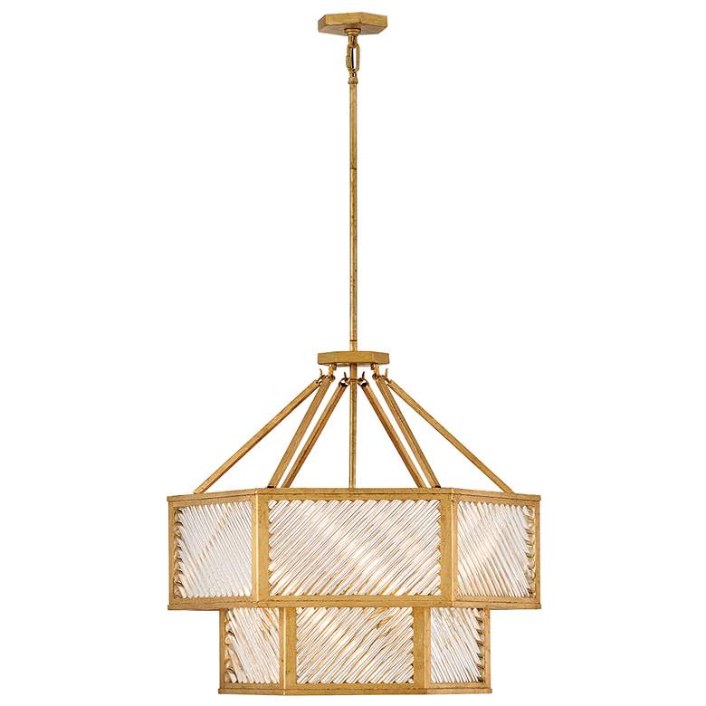 Image 7 Hinkley Interior Sura Medium Convertible Chandelier 26" Distressed Bra more views