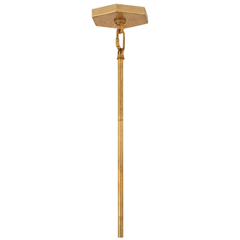 Image 3 Hinkley Interior Sura Medium Drum Chandelier 35" Distressed Brass more views