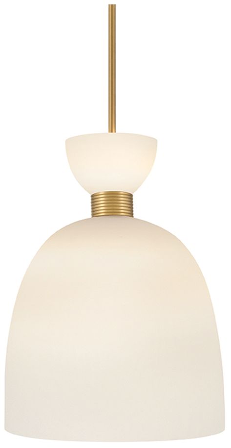 Image 3 Hinkley Interior Tallulah Medium Pendant 14" Lacquered Brass more views