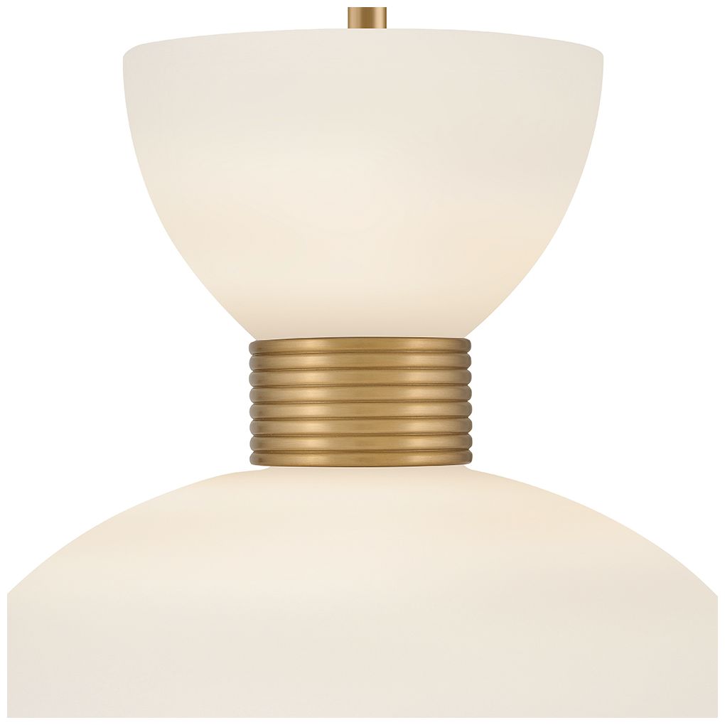 Image 4 Hinkley Interior Tallulah Medium Pendant 14" Lacquered Brass more views