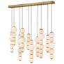6_Hinkley Interior Trigo Large Multi Light Linear 52" Lacquered Brass more views