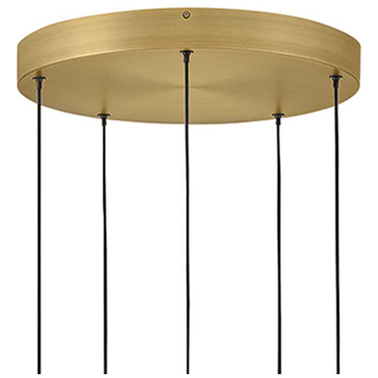 Image 3 Hinkley Interior Trigo Small Abstract Chandelier 20" Lacquered Brass more views