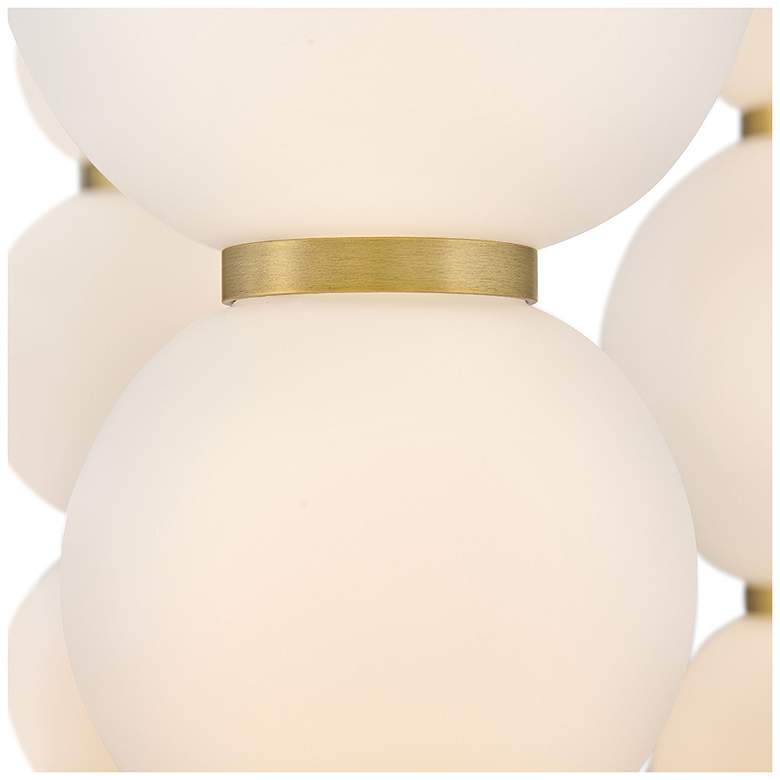 Image 5 Hinkley Interior Trigo Small Abstract Chandelier 20" Lacquered Brass more views