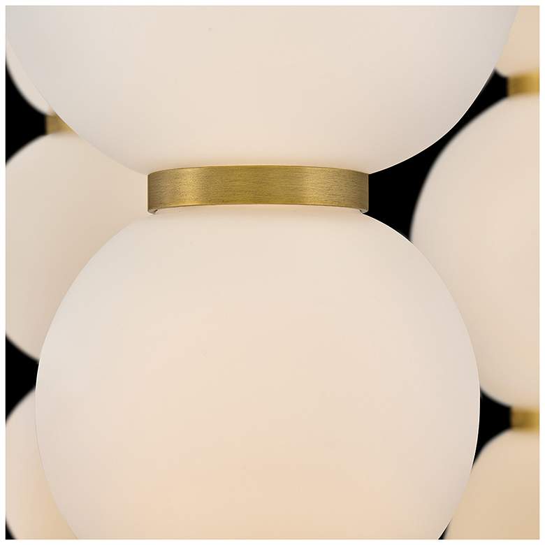 Image 6 Hinkley Interior Trigo Small Abstract Chandelier 20" Lacquered Brass more views