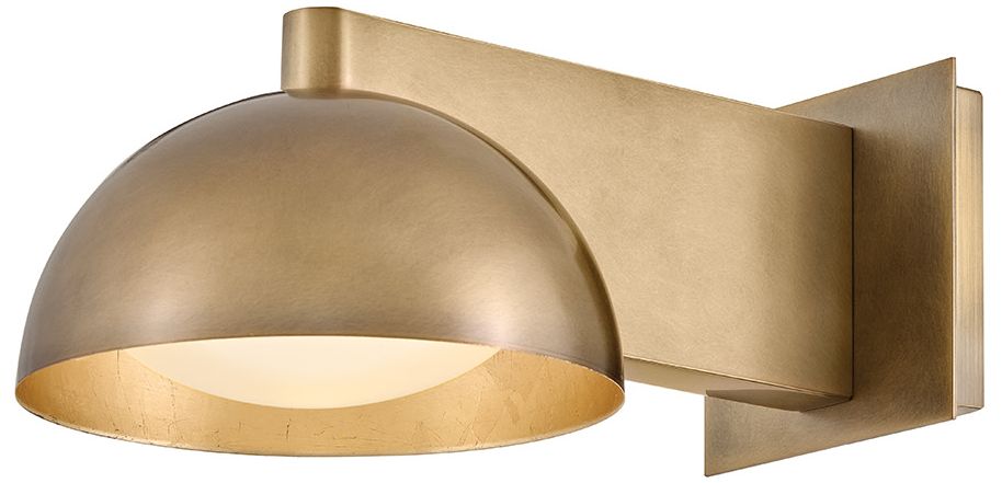 Image 2 Hinkley Interior Vargas Small Task Light Sconce 8" Heritage Brass more views