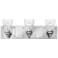 Hinkley Jackson 24" Wide Polished Nickel 3-Light Bath Light