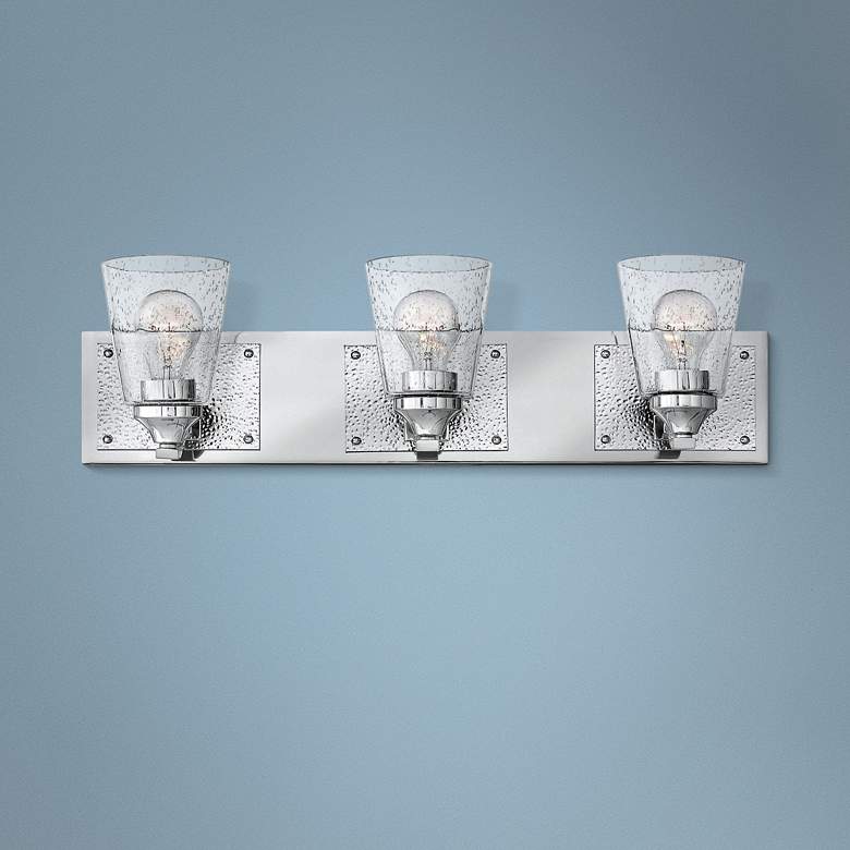 Image 1 Hinkley Jackson 24" Wide Polished Nickel 3-Light Bath Light
