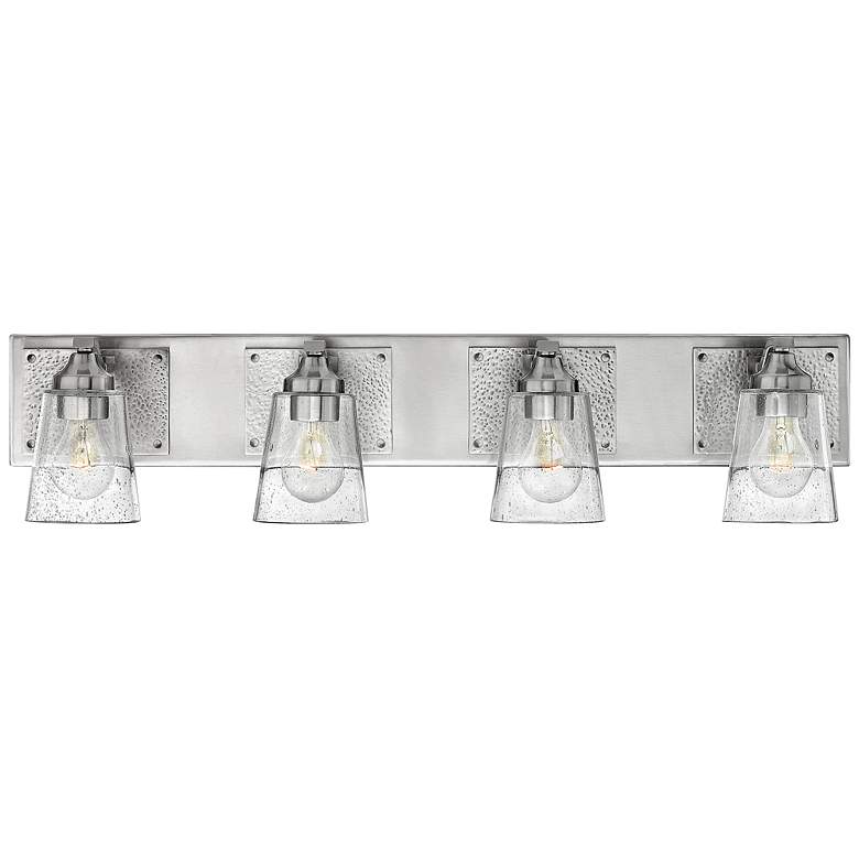 Image 7 Hinkley Jackson 32 3/4"W Brushed Nickel 4-Light Bath Light more views