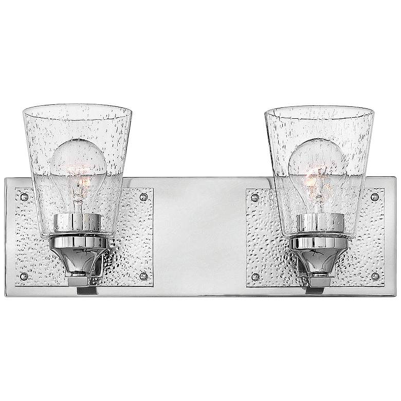 Image 1 Hinkley Jackson 7 1/4"H Polished Nickel 2-Light Wall Sconce