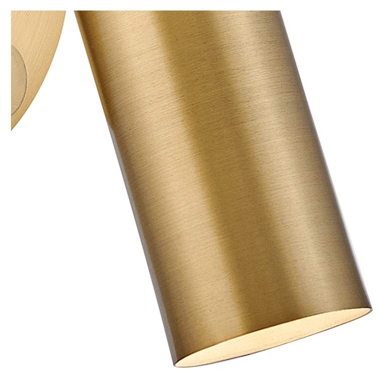 Image 2 Hinkley Jax 6 3/4" Heritage Brass LED Wall Light more views