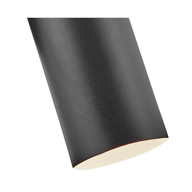 Image 2 Hinkley Jax 6 3/4 inch High Black LED Wall Light more views