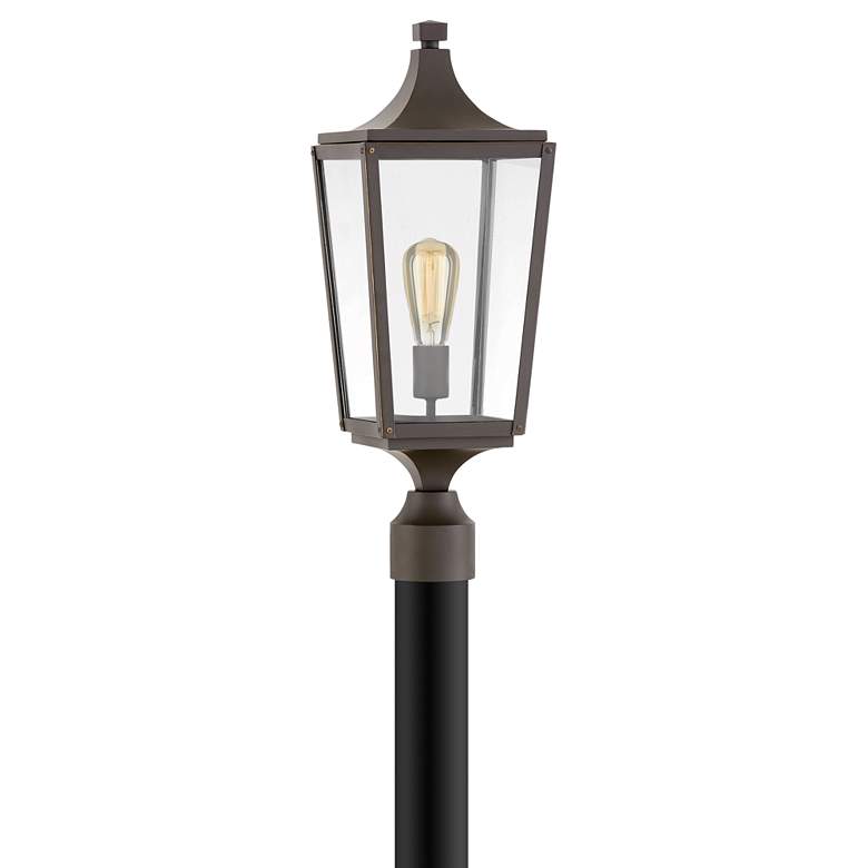 Image 1 Hinkley Jaymes 22 3/4"H Oil-Rubbed Bronze Outdoor Post Light