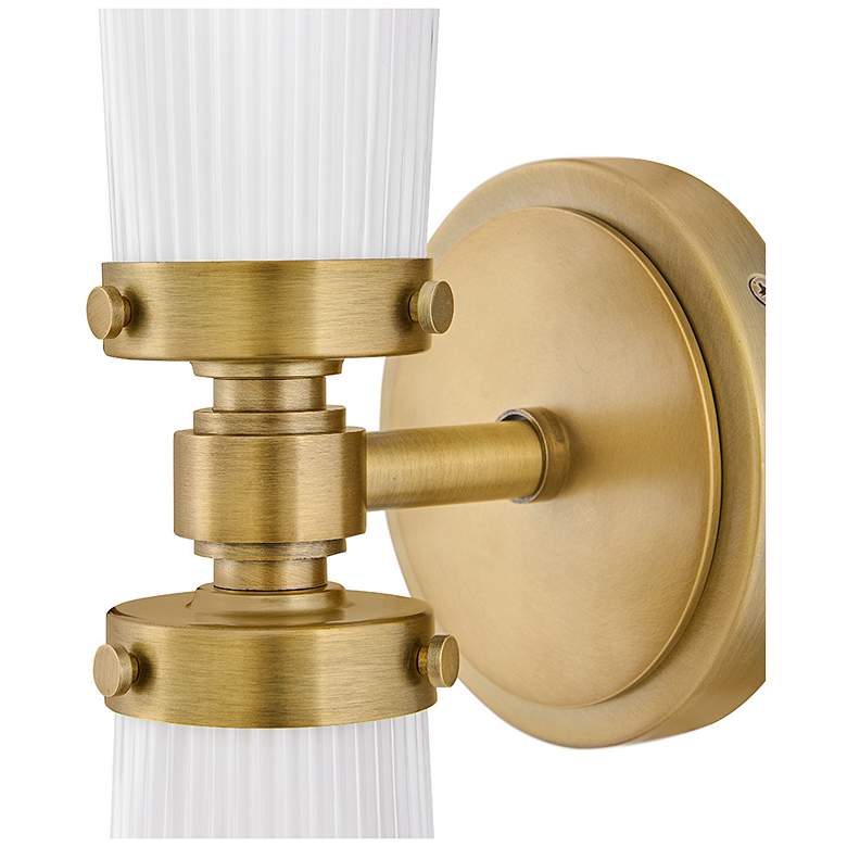 Image 3 Hinkley Jude 24" High Heritage Brass 2-Light Wall Sconce more views