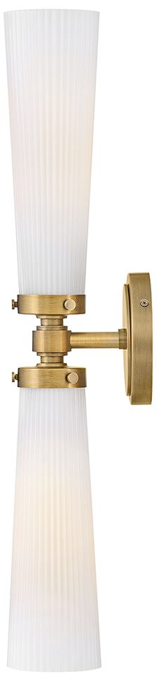 Image 6 Hinkley Jude 24" High Heritage Brass 2-Light Wall Sconce more views