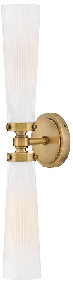 Image 7 Hinkley Jude 24" High Heritage Brass 2-Light Wall Sconce more views