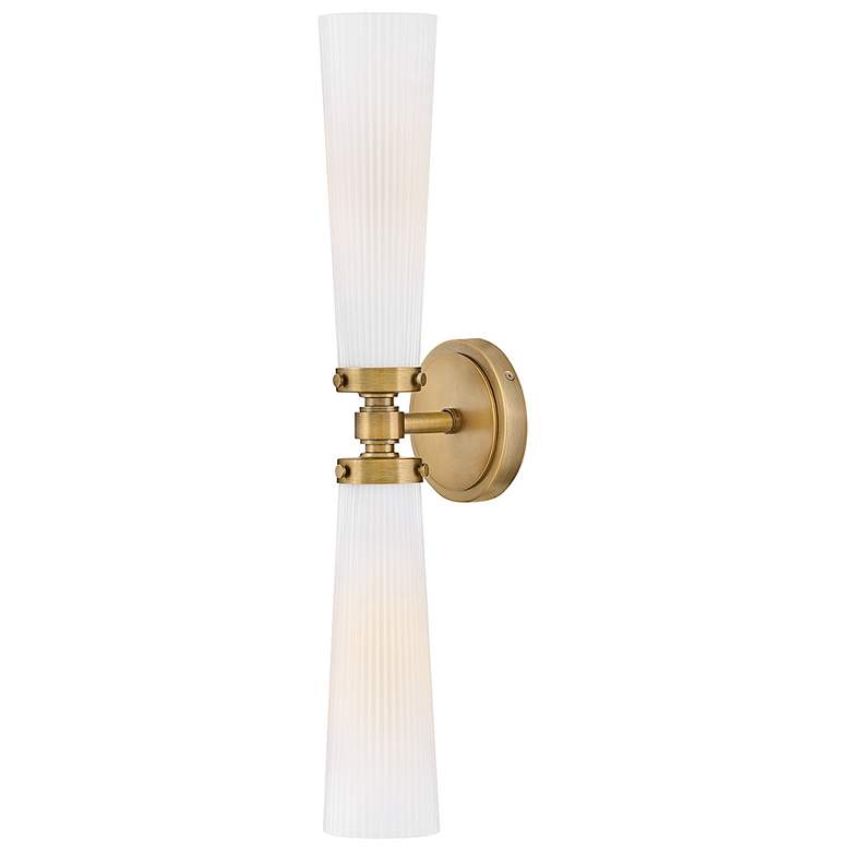 Image 7 Hinkley Jude 24" High Heritage Brass 2-Light Wall Sconce more views