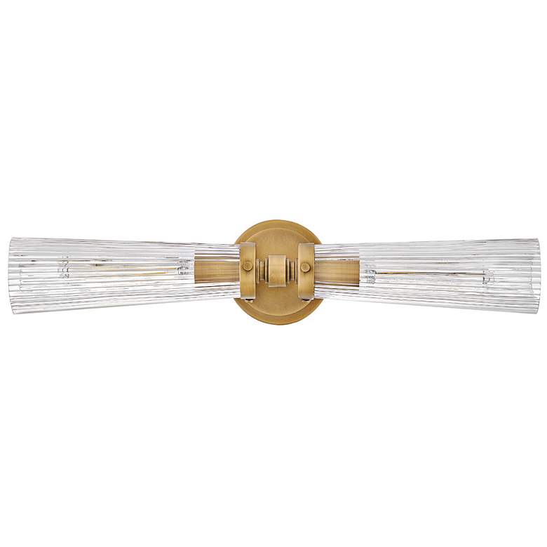 Image 4 Hinkley Jude 24"W Heritage Brass 2-Light Vanity Bath Light more views