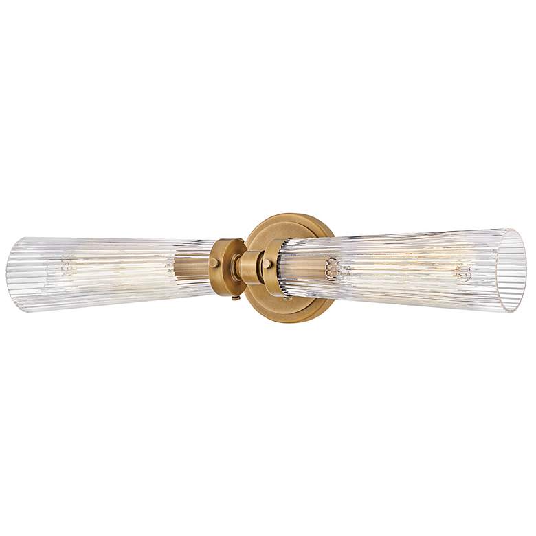 Image 5 Hinkley Jude 24"W Heritage Brass 2-Light Vanity Bath Light more views