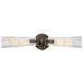 2_Hinkley Jude 5" High Black Oxide 2-Light Wall Sconce more views