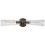 4_Hinkley Jude 5" High Black Oxide 2-Light Wall Sconce more views