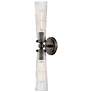 5_Hinkley Jude 5" High Black Oxide 2-Light Wall Sconce more views