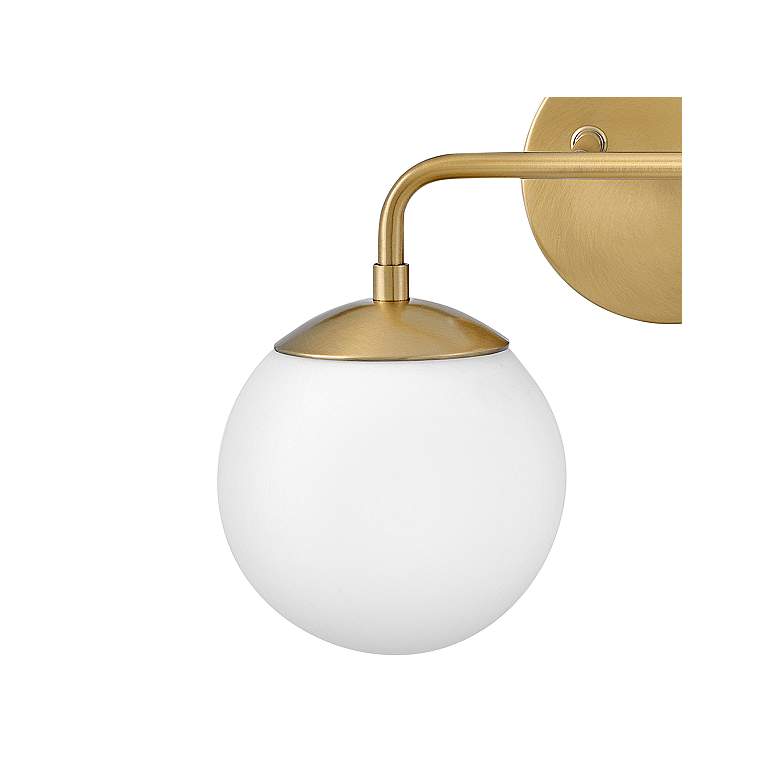 Image 2 Hinkley Julep 10" High Lacquered Brass 2-Light Wall Sconce more views