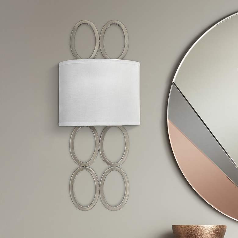 Image 1 Hinkley Jules 20 1/2" High Brushed Nickel Wall Sconce