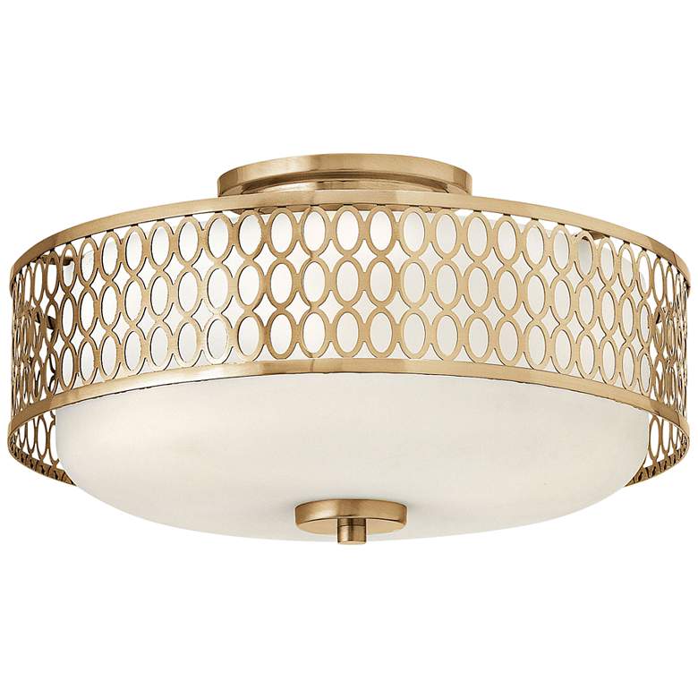 Image 2 Hinkley Jules 8 1/4 inch High Brushed Gold Ceiling Light