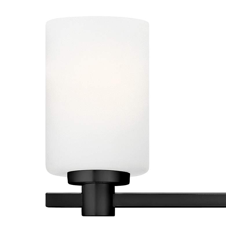 Image 2 Hinkley Karlie 22 1/2" Wide Black 3-Light Vanity Bath Light more views