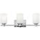 Hinkley Karlie 22 1/2" Wide Modern Chrome 3-Light Bath Light