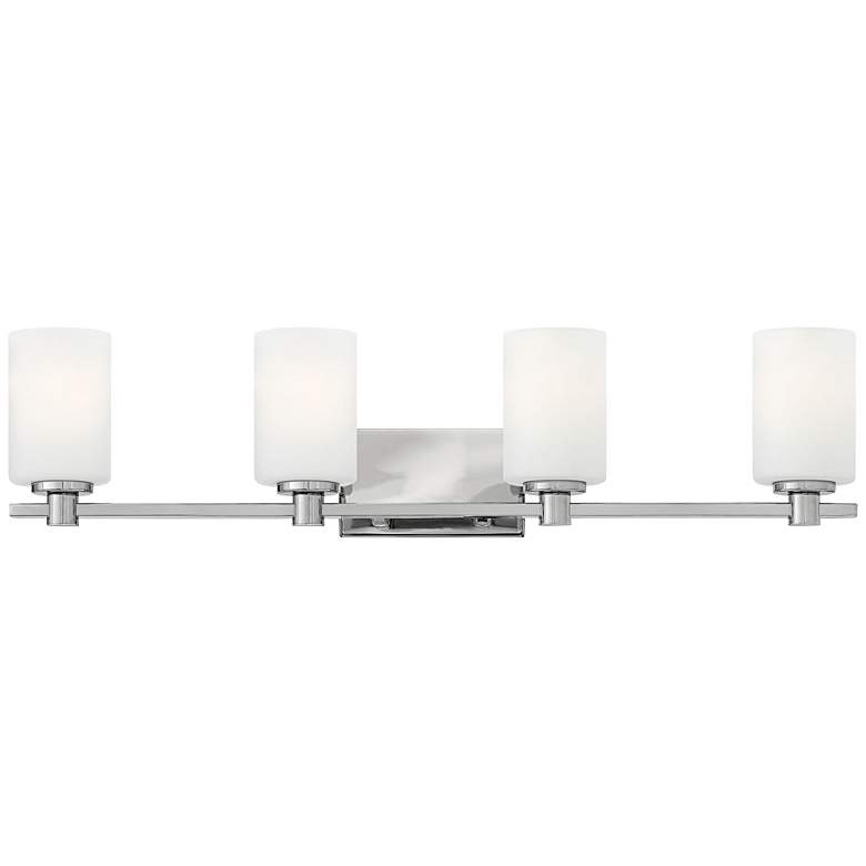 Image 2 Hinkley Karlie 32 inch Wide Chrome 4-Light Bath Light