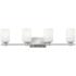 Hinkley Karlie 32" Wide Chrome 4-Light Bath Light
