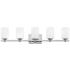 Hinkley Karlie 35 1/2" Wide Chrome 5-Light Bath Light