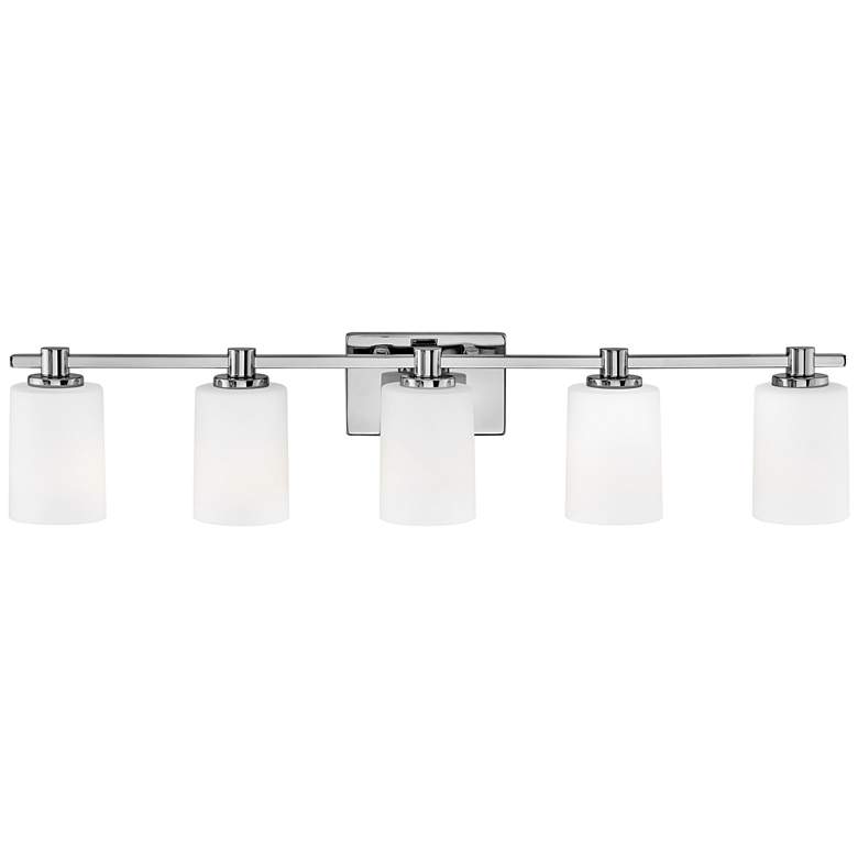 Image 5 Hinkley Karlie 35 1/2 inch Wide Chrome 5-Light Bath Light more views